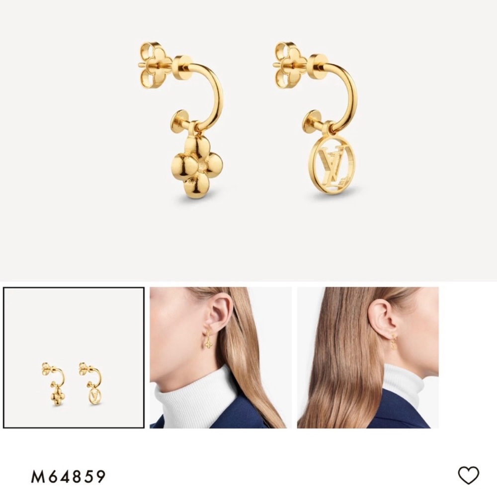 Louis Vuitton blooming earrings